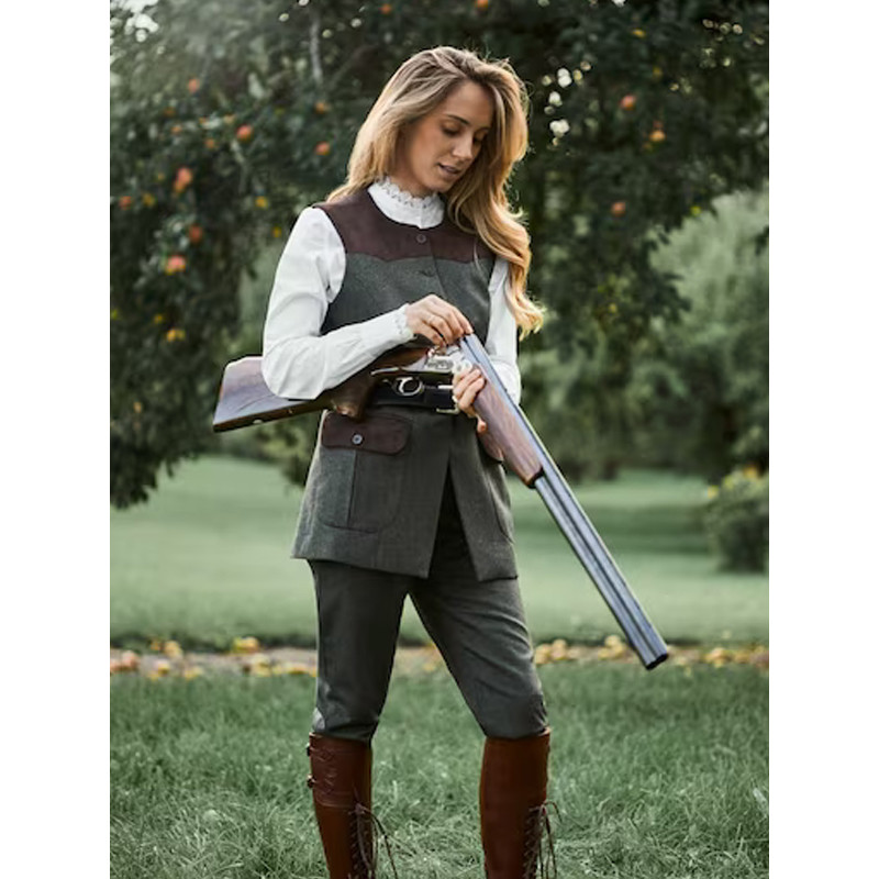 Gilet de tir tweed Felisa femme Chevalier
