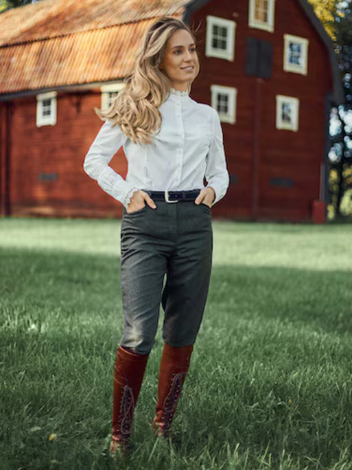 Pantalon tweed Ana femme Chevalier Pantalon tweed Ana femme Chevalier