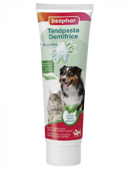 Dentifrice menthe & persil chien et chat 100g Beaphar