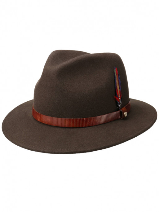 Chapeau imperméable Traveller Woolfelt Stetson Chapeau imperméable Traveller Woolfelt Stetson