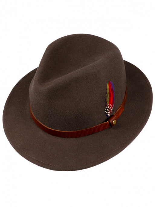 Chapeau imperméable Traveller Woolfelt Stetson Chapeau imperméable Traveller Woolfelt Stetson