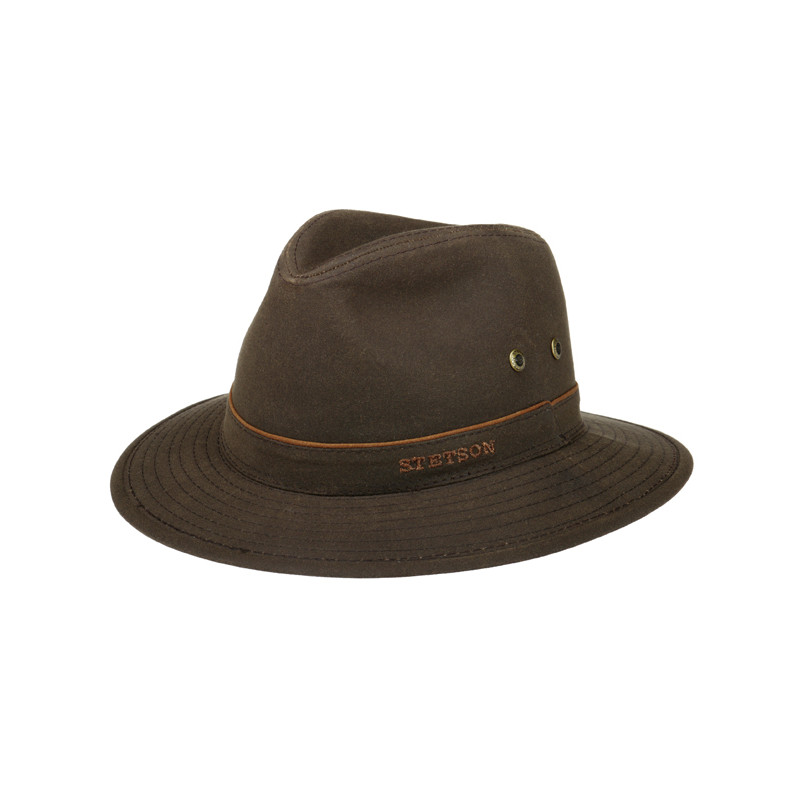 Chapeau coton ciré Traveller Stetson