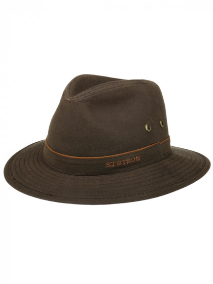 Chapeau coton ciré Traveller Stetson