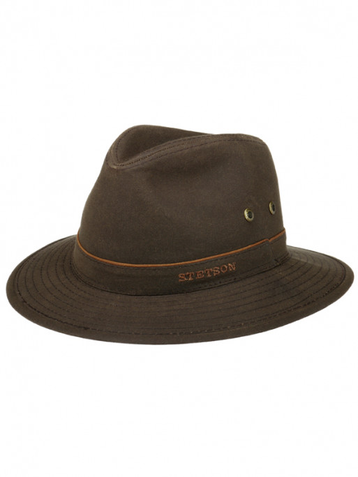 Chapeau coton ciré Traveller Stetson Chapeau coton ciré Traveller Stetson
