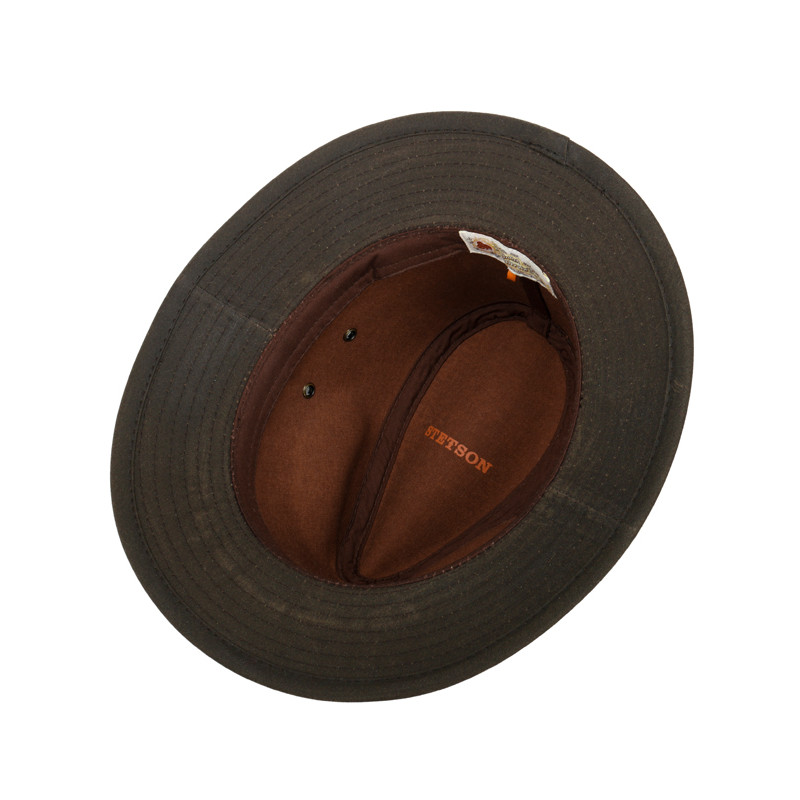 Chapeau coton ciré Traveller Stetson