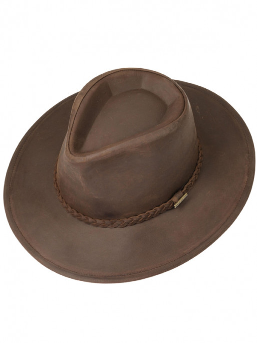 Chapeau Western Buffalo Leather Stetson Chapeau Western Buffalo Leather Stetson