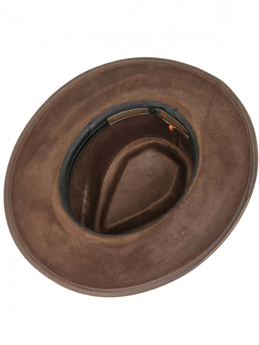 Chapeau Western Buffalo Leather Stetson Chapeau Western Buffalo Leather Stetson
