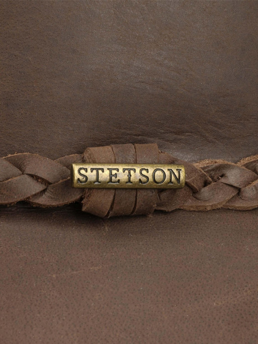 Chapeau Western Buffalo Leather Stetson Chapeau Western Buffalo Leather Stetson