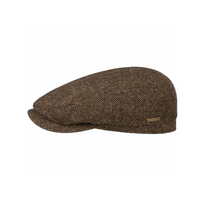 Casquette plate Wool Herringbone Stetson