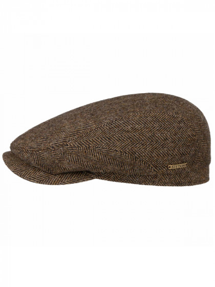 Casquette plate Wool Herringbone Stetson
