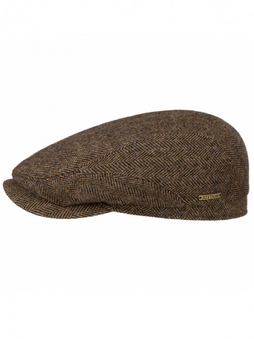 Casquette plate Wool Herringbone Stetson Casquette plate Wool Herringbone Stetson
