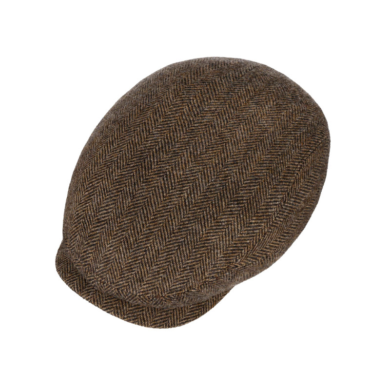Casquette plate Wool Herringbone Stetson