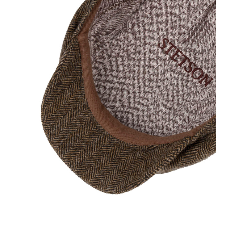 Casquette plate Wool Herringbone Stetson