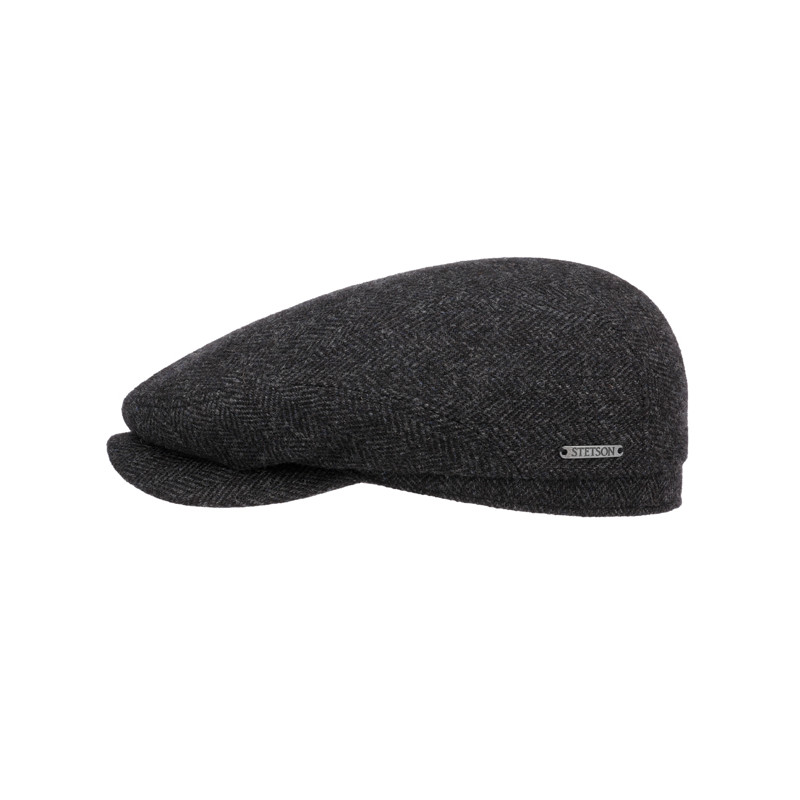 Casquette plate Wool Herringbone Stetson