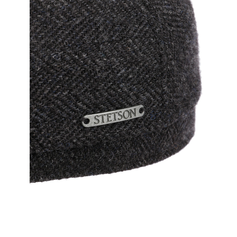 Casquette plate Wool Herringbone Stetson
