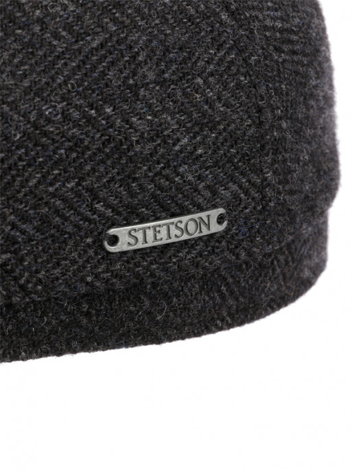 Casquette plate Wool Herringbone Stetson Casquette plate Wool Herringbone Stetson