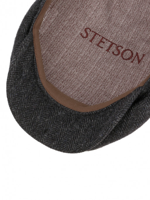 Casquette plate Wool Herringbone Stetson Casquette plate Wool Herringbone Stetson