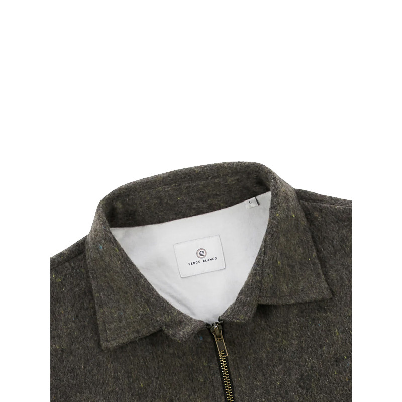 Chemise manches longues Clovis Serge Blanco