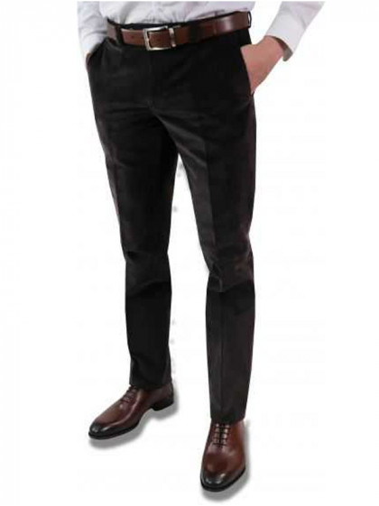 Pantalon droit en velours Lovergreen