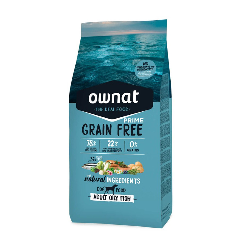 Croquettes Grain Free Prime Oily Fish 12kg Ownat