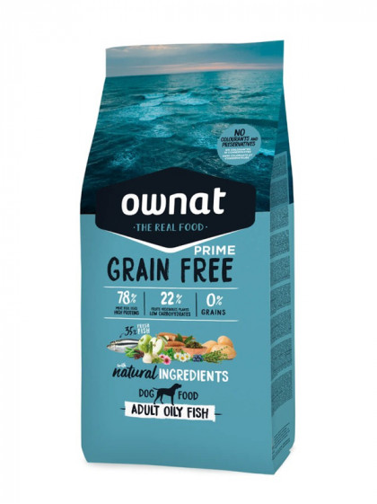 Croquettes Grain Free Prime Oily Fish 12kg Ownat