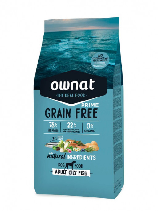 Croquettes Grain Free Prime Oily Fish 12kg Ownat