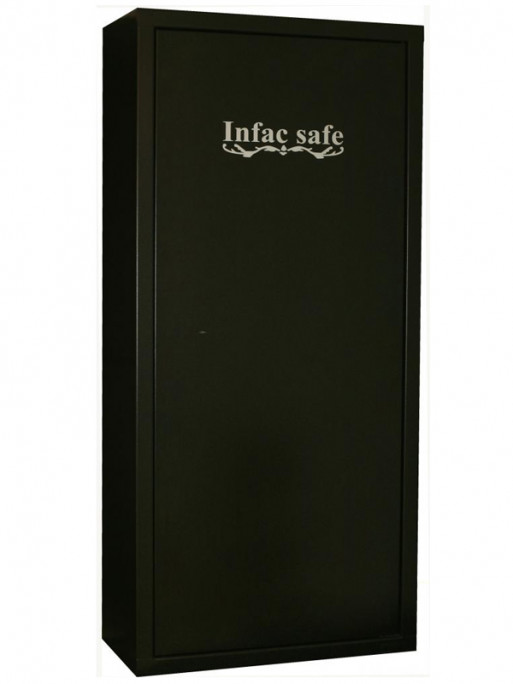Armoire forte Sentinel 11 armes avec lunette + 3 dans la porte - Coffre intérieur - Étagères amovibles