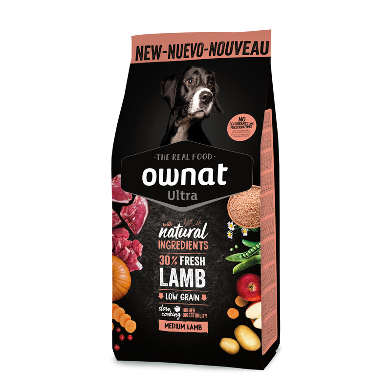 Croquettes Ultra Medium Lamb 12kg Ownat