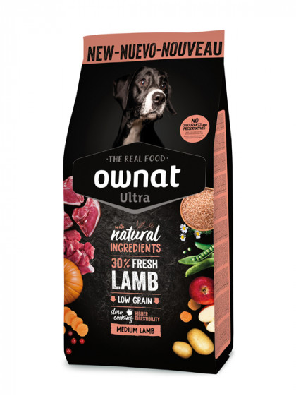 Croquettes Ultra Medium Lamb 12kg Ownat