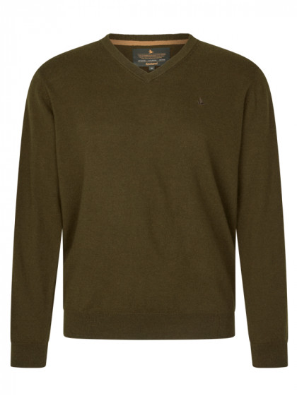 Pull col en V Pine Seeland
