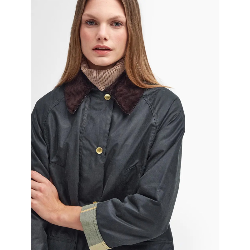 Veste longue cirée Beadnell femme Barbour
