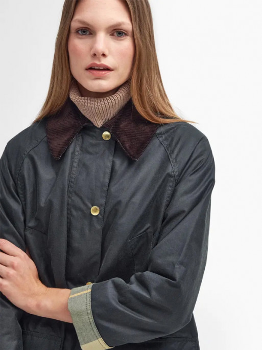Veste longue cirée Beadnell femme Barbour