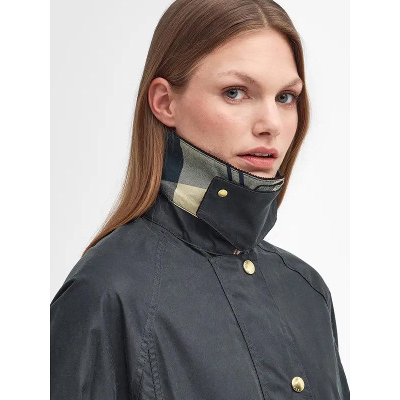 Veste longue cirée Beadnell femme Barbour