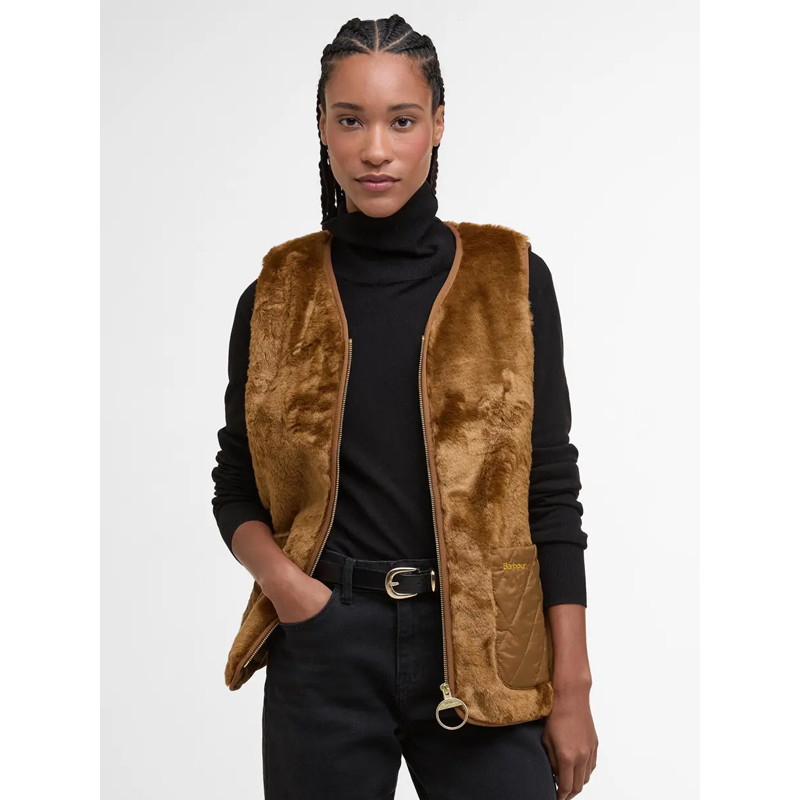 Gilet en fourrure Karin femme Barbour