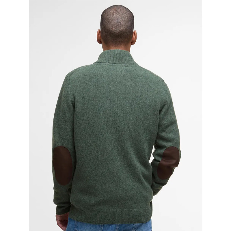 Cardigan Essential Elbow-Patch Barbour