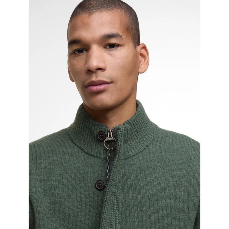 Cardigan Essential Elbow-Patch Barbour