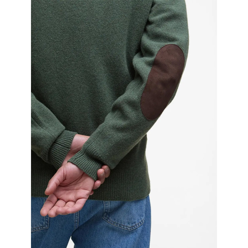 Cardigan Essential Elbow-Patch Barbour