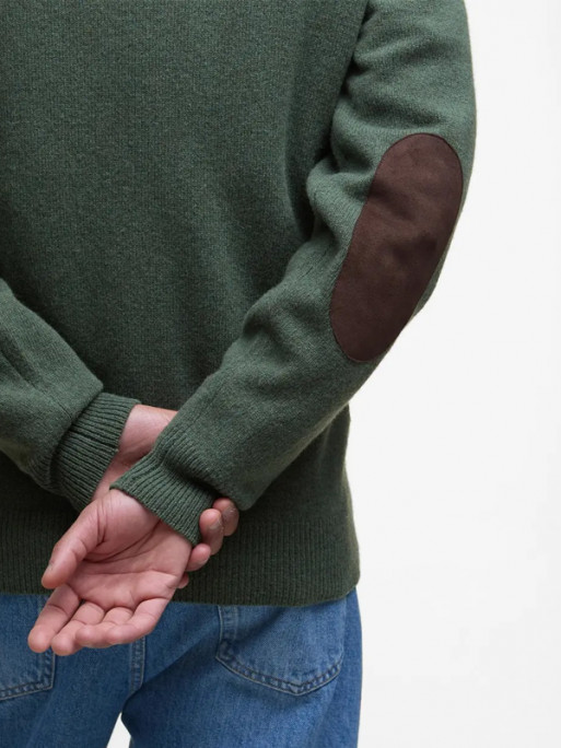 Cardigan Essential Elbow-Patch Barbour