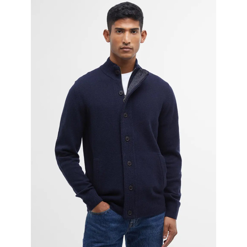 Cardigan Essential Elbow-Patch Barbour