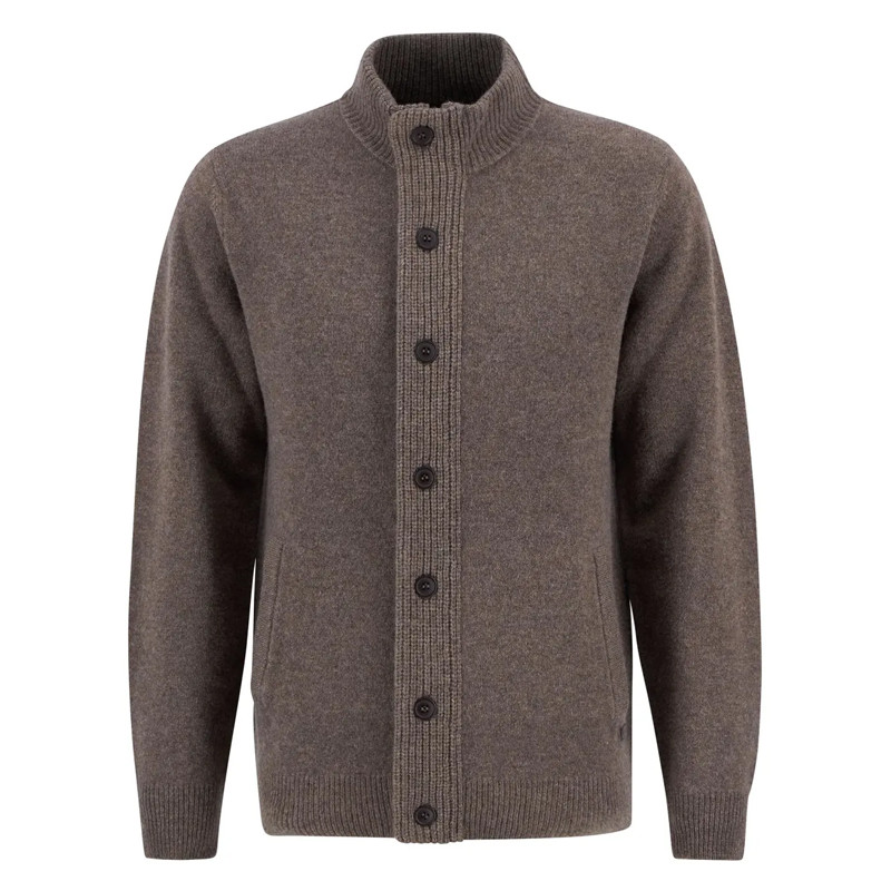 Cardigan Essential Elbow-Patch Barbour