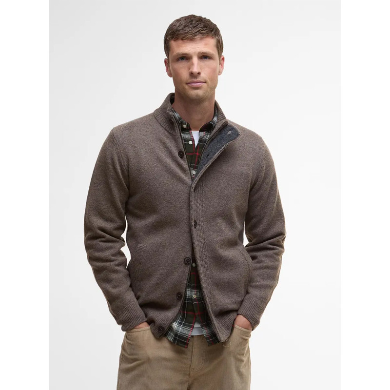 Cardigan Essential Elbow-Patch Barbour