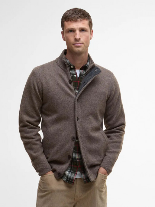 Cardigan Essential Elbow-Patch Barbour
