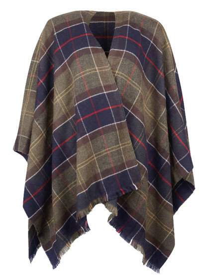 Poncho Staffin Serape femme Barbour