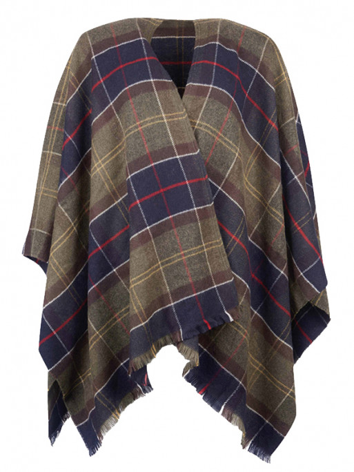 Poncho Staffin Serape femme Barbour