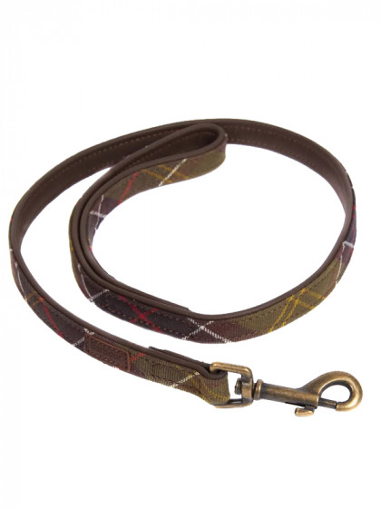Laisse en tartan Barbour