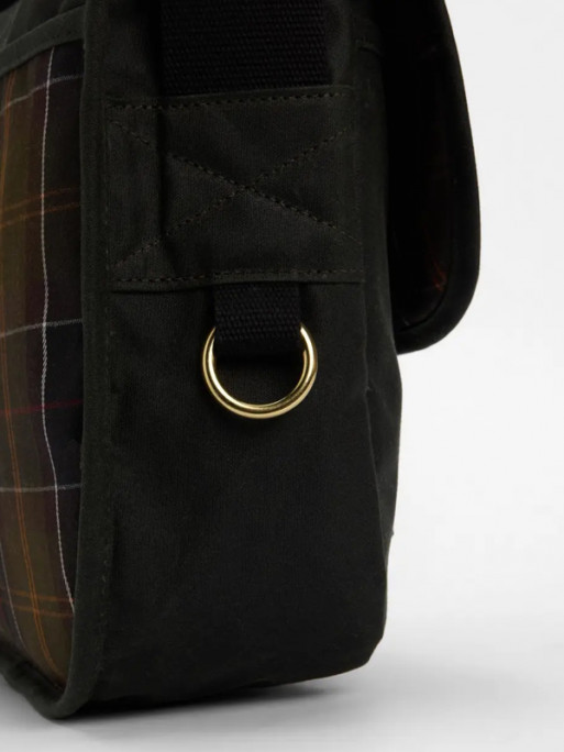 Sacoche cirée Riever Crossbody Barbour