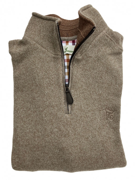 Sweat col zippé Lovergreen