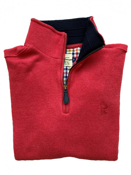 Sweat col zippé Lovergreen