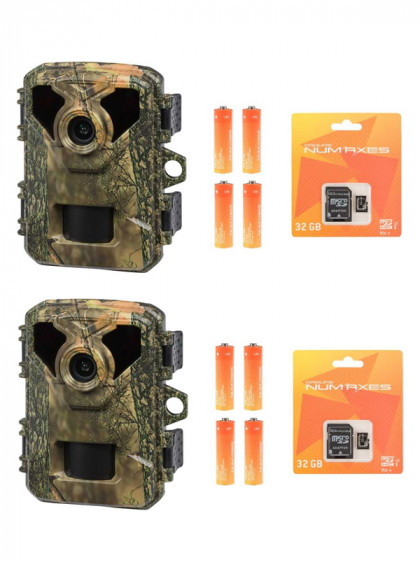 Pack tout inclus x2 pièges photographiques PIE1075 Num'axes