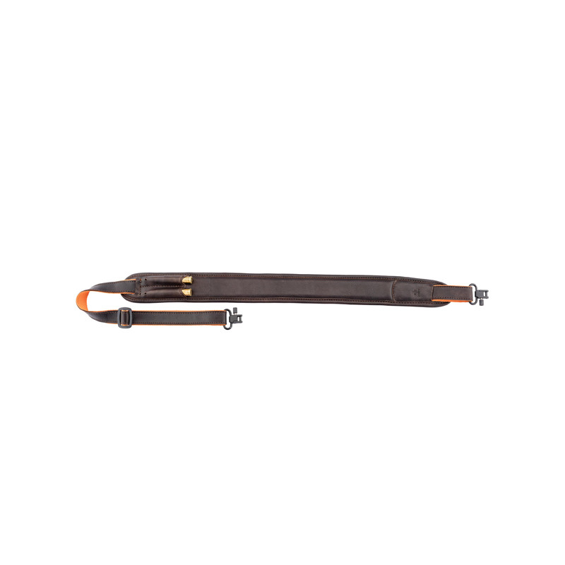 Bretelle de carabine en cuir avec cartouchière Country Sellerie